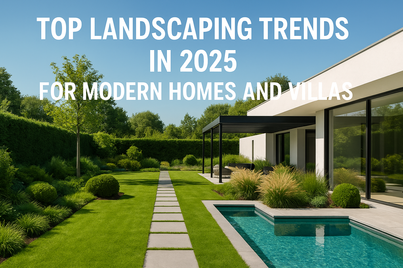 Top Landscaping Trends in 2025 for Modern Homes and Villas